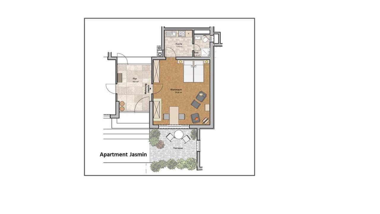 Ferienwohnung Urban - Jasmin -- Meersburg Eksteriør billede